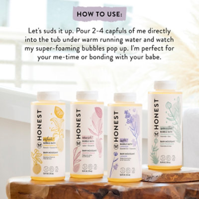 The Honest Company Bubble Bath Lavender Calm - 12.0 Fl. Oz. - Image 4