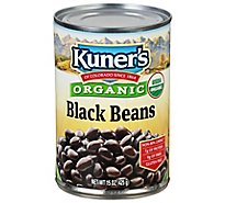 Kuners Beans Organic Black - 15 Oz