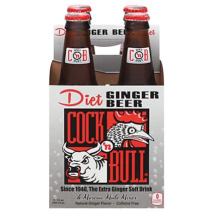 Cock n Bull Beer Ginger Diet - 4-12 Fl. Oz. - Image 3