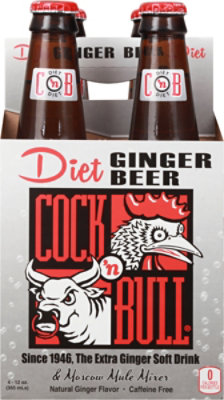 Cock n Bull Beer Ginger Diet - 4-12 Fl. Oz. - Image 2