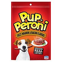 Pup-Peroni Dog Snacks Filet Mignon & Bacon Flavors Pouch - 5.6 Oz - Image 3