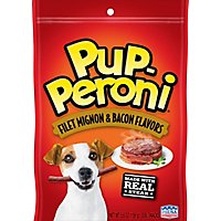 Pup-Peroni Dog Snacks Filet Mignon & Bacon Flavors Pouch - 5.6 Oz - Image 2