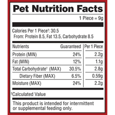 Pup-Peroni Dog Snacks Filet Mignon & Bacon Flavors Pouch - 5.6 Oz - Image 5