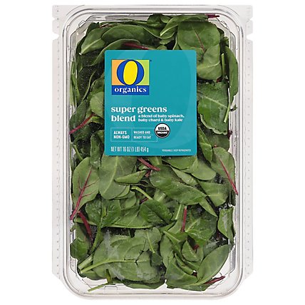 O Organics Organic Super Greens Baby Spinach Baby Chard Baby Kale - 16 Oz - Image 3