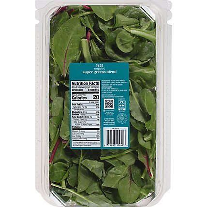 O Organics Organic Super Greens Baby Spinach Baby Chard Baby Kale - 16 Oz - Image 7