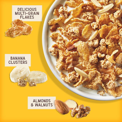 Post Great Grains Banana Nut Crunch Heart Healthy Whole Grain Breakfast Cereal - 15.5 Oz - Image 2