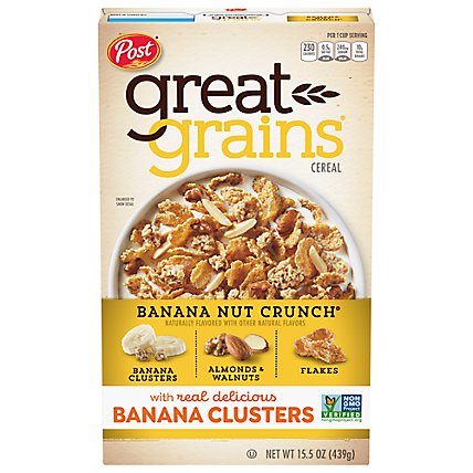 Great Grains Cereal Whole Grain Banana Nut Crunch - 15.5 Oz - Image 1