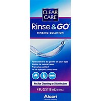 CLEAR CARE Rinsing Solution Rinse & Go - 4 Fl. Oz. - Image 2