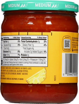 Newman's Own Salsa Medium Chunky Pineapple Jar - 16 Oz - Image 5