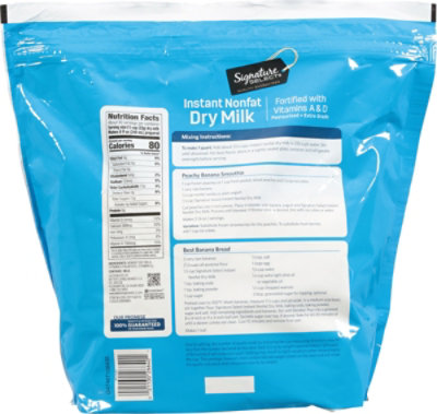 Signature SELECT Dry Milk Instant Nonfat With Vitamins A & D - 4 Lb - Image 6