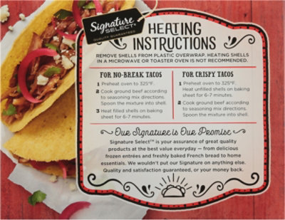 Signature SELECT Yellow Corn Taco Shells Box 12 Count - 4.8 Oz - Image 5