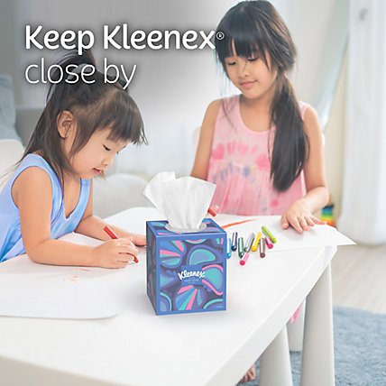 Kleenex Anti Viral Facial Tissues Cube Box - 55 Count - Image 4