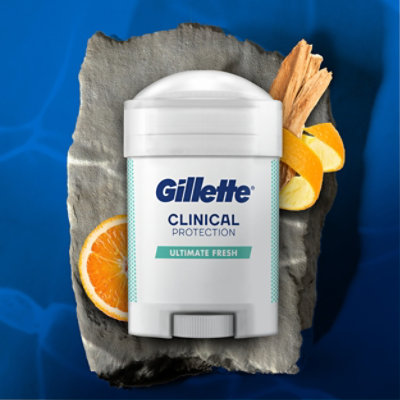 Gillette Antiperspirant Deodorant Clinical Soft Solid Ultimate Fresh - 2.6 Oz - Image 7