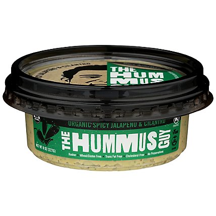 The Hummus Guy Organic Jalapeno Cilanto Spicy - 8 Oz - Image 1