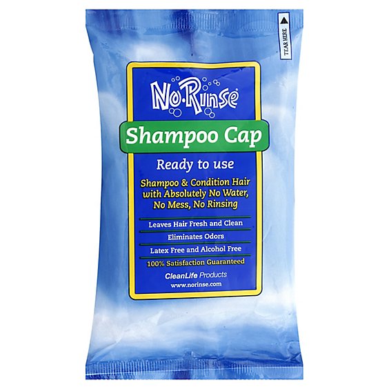 No Rinse Shampoo Cap - Each