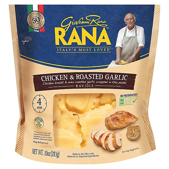 Rana Chicken & Roasted Garlic Ravioli -10 Oz.