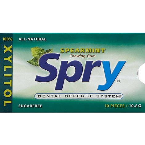 Spry Gum Spearmint 10pk - 10 Count