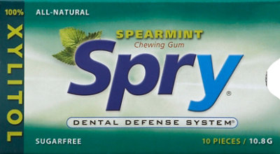 Spry Gum Spearmint 10pk - 10 Count