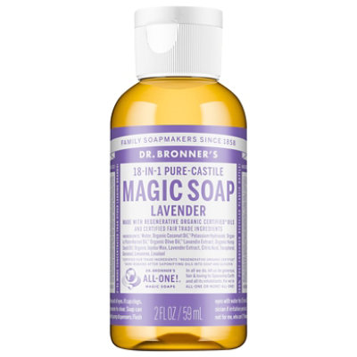 Dr Bronner Soap Liq Cstle Lavendr Org - 2 Oz