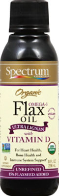 Spectrum Essential Oil Flax Ultra W Lignans Org - 8 Oz - Image 2