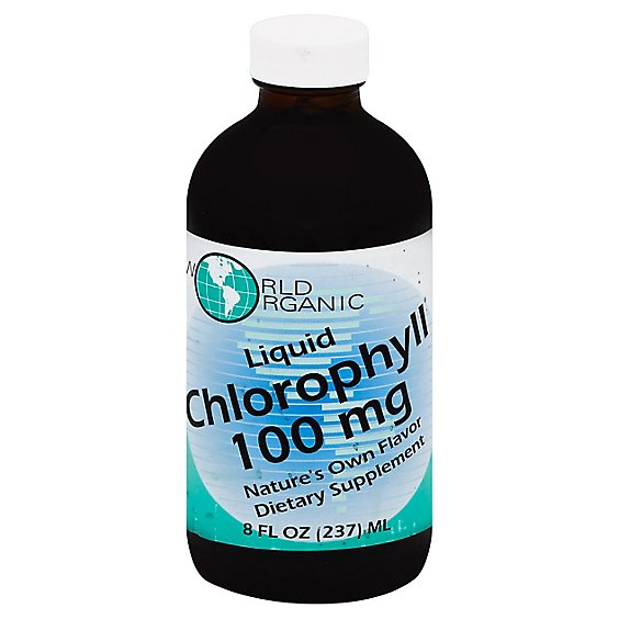 World Organic Chlorophyll 100mg - 8 Oz