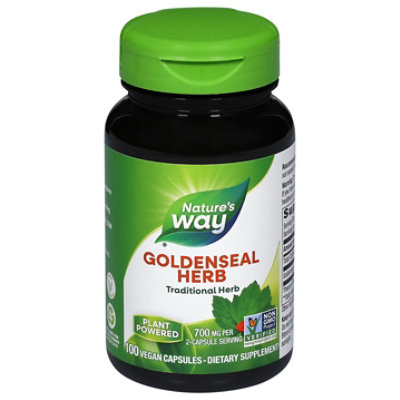 Natures Way Goldenseal Herb - 100 Count - Image 1