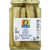 O Organics Organic Pickles Spears Kosher Dill - 24 Fl. Oz. - Image 2