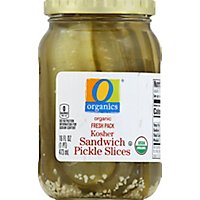 O Organics Organic Pickles Sandwich Slices Kosher - 16 Fl. Oz. - Image 2