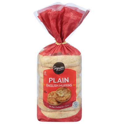 Signature SELECT Muffin English Plain 6 Count - 13 Oz - Image 3