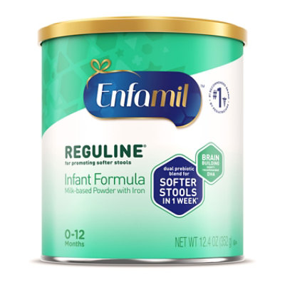 Enfamil Reguline Infant Formula Milk Based Pwder with Iron Can -12.4 Oz - Image 2