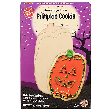 Cookie Kit Pumpkin Inch Vanilla Giant - Each