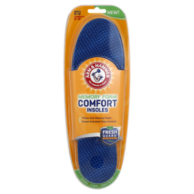 ARM & HAMMER Memory Comfort Insoles - Each - Image 1