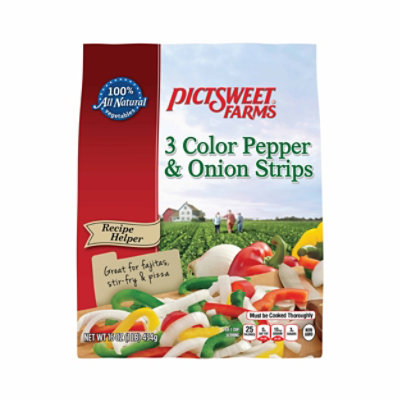 Pictsweet Farms Pepper 3 Color & Onion Strips Recipe Helper - 16 Oz - Image 1