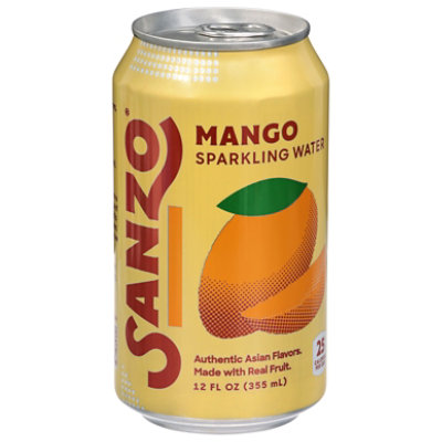 Sanzo Sparkling Water Mango - 12 Oz