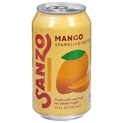 Sanzo Sparkling Water Mango - 12 Oz - Image 2