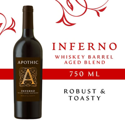 Apothic Inferno Red Blend Red Wine - 750 Ml - Image 2