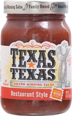 Texas Texas Salsa Restaurant Style Medium Jar - 16 Oz - Image 2