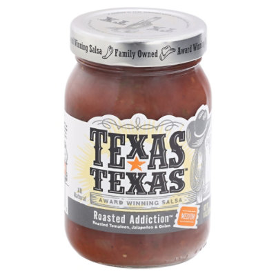 Texas Texas Salsa Roasted Addiction Medium Jar - 16 Oz - Image 1