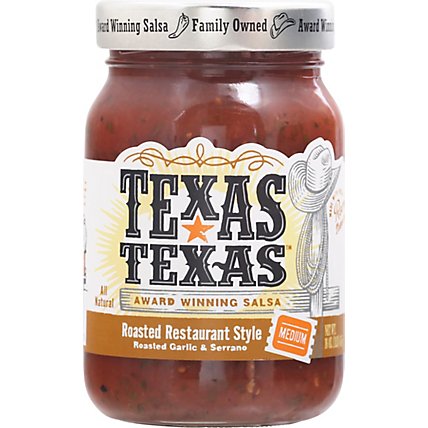Texas Texas Salsa Roasted Restaurant Style Medium Jar - 16 Oz - Image 2