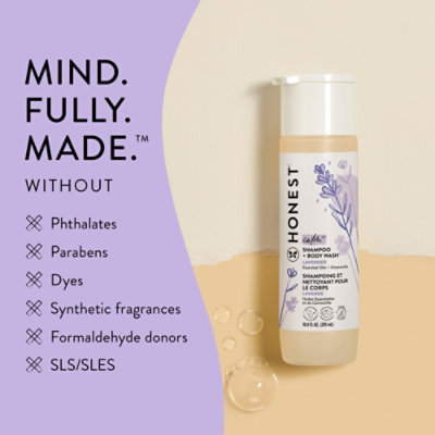 The Honest Co Shampoo & Body Wash Lavender - 10 Fl. Oz. - Image 2