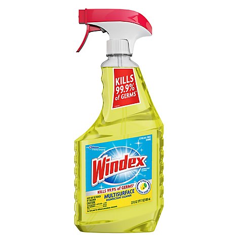 Windex Disinfectant Cleaner Multi-Surface Trigger Citrus Fresh Scent 23 fl oz