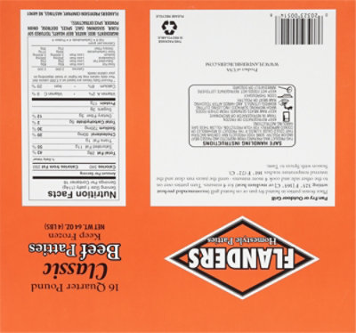 Flanders Beef Patties 1/4 Lb Frozen 4lb - 4 Lb - Image 6