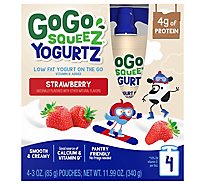 GoGo squeeZ YogurtZ Strawberry- 4-3 Oz