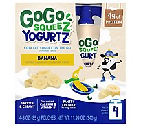 GoGo squeeZ YogurtZ Banana - 4-3 Oz