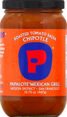 Papalote Mexican Grill Salsa Tomato Roasted Chipotle Jar - 15.75 Oz - Image 2