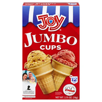 Joy Ice Cream Cups Jumbo 12 Count - 2.75 Oz - Image 3