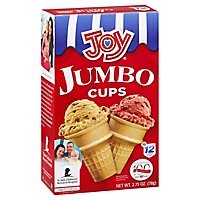 Joy Ice Cream Cups Jumbo 12 Count - 2.75 Oz - Image 1