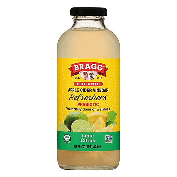 Bragg Vinegar Apple Cider Limeade - 16 Fl. Oz.