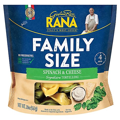 Rana Tortelloni Spinach & Cheese Family Size - 20 Oz