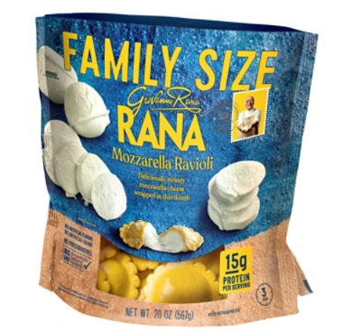 Rana Mozzarella Cheese Ravioli Family Size - 20 Oz. - Image 3